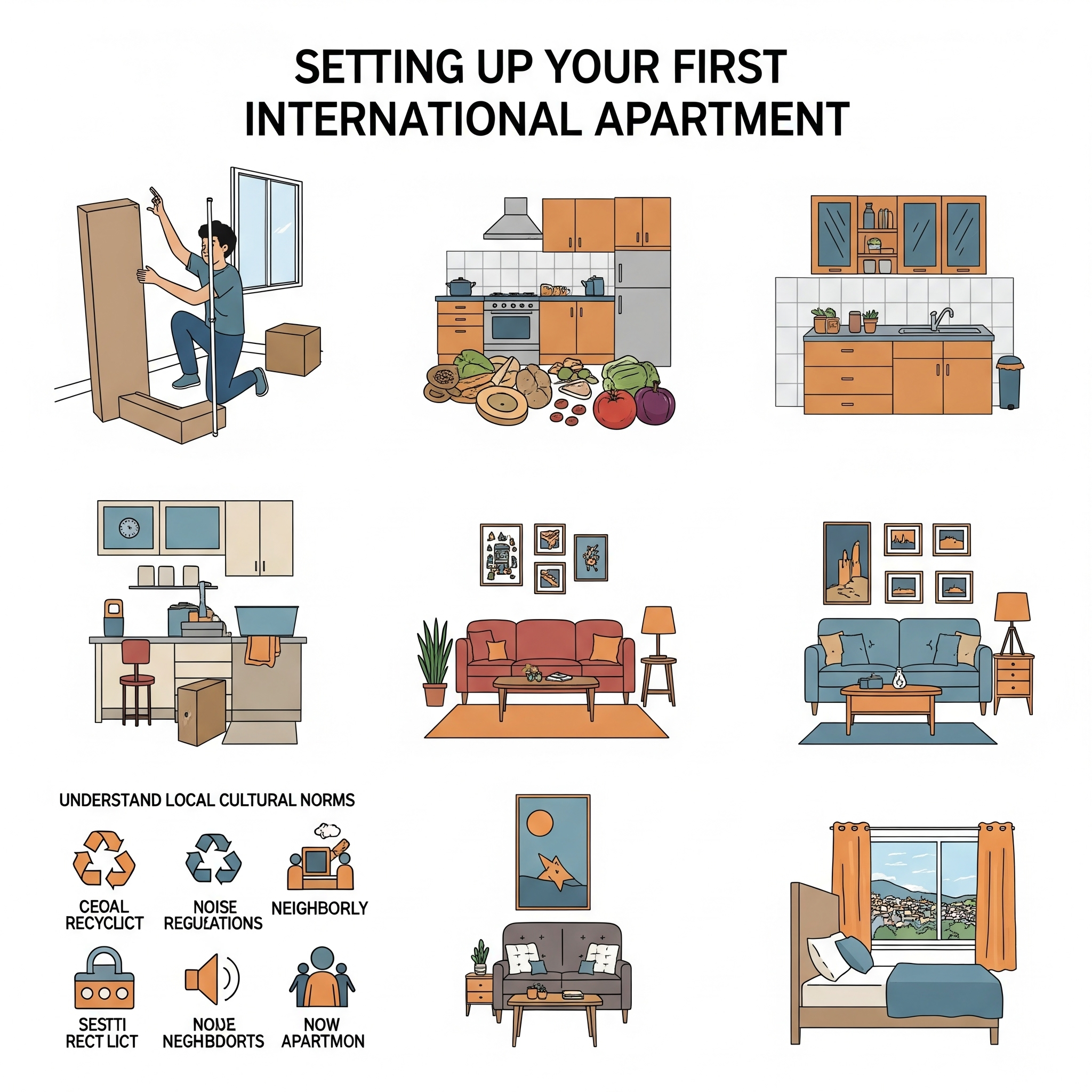 How to Set Up Your First International Apartment – A Checklist for Indians