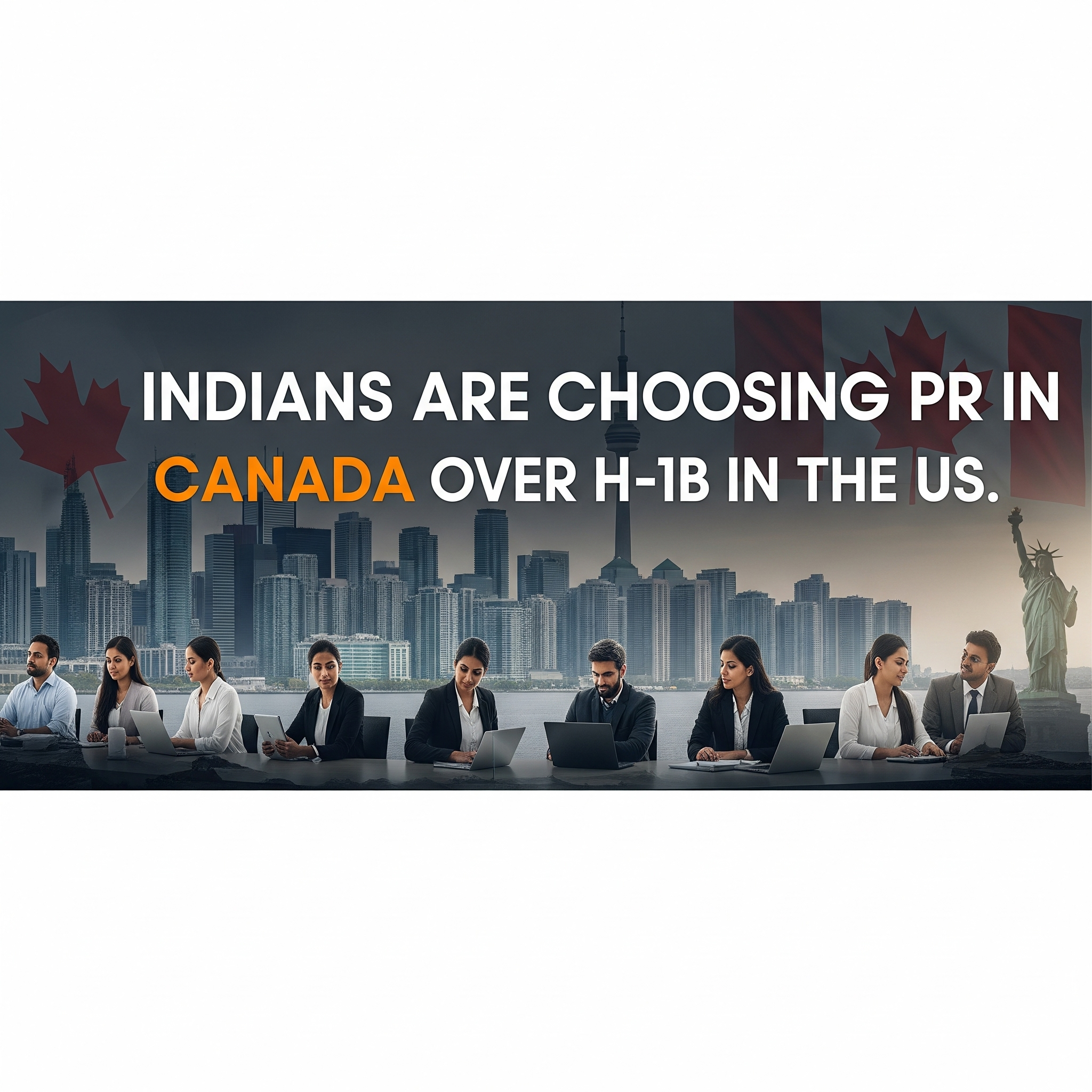 Why So Many Indians Are Choosing PR in Canada Over H-1B in the US
