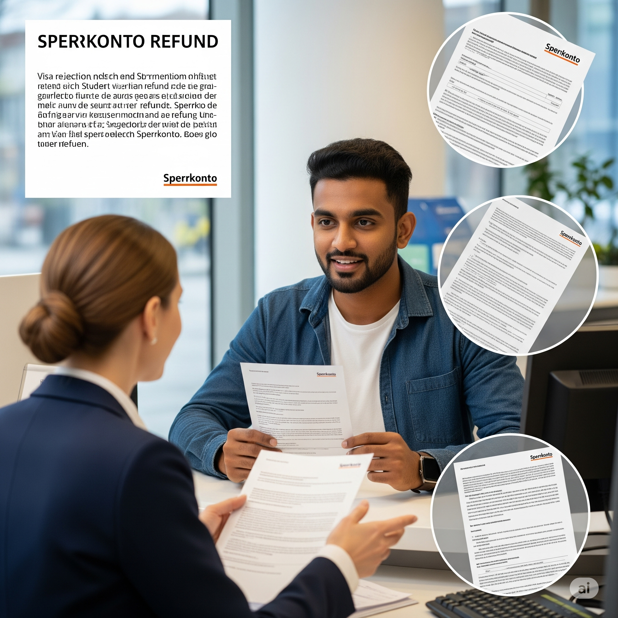 Blocked Account Refunds After Visa Rejection – What Happens?
