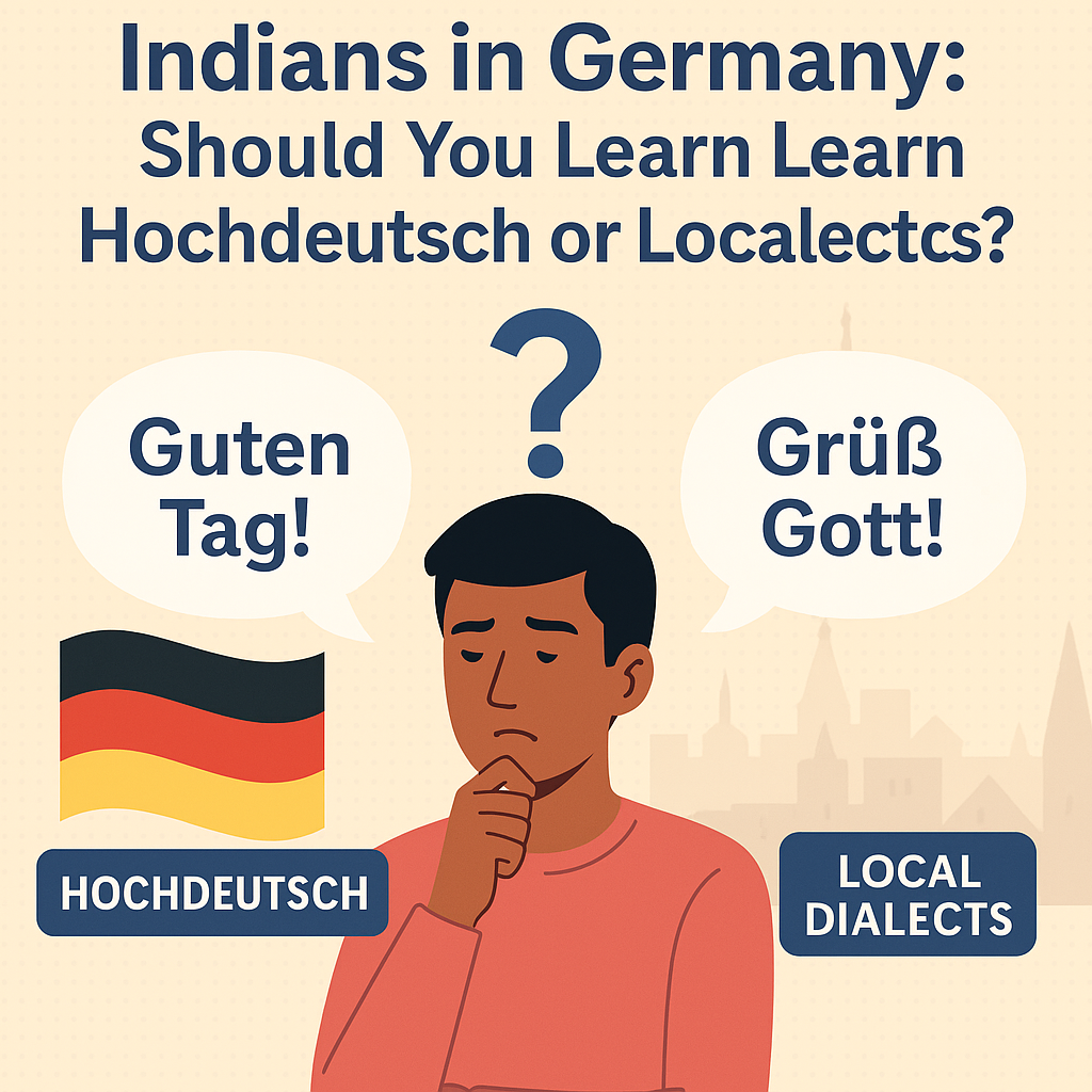  Indians in Germany: Should You Learn Hochdeutsch or Local Dialects?